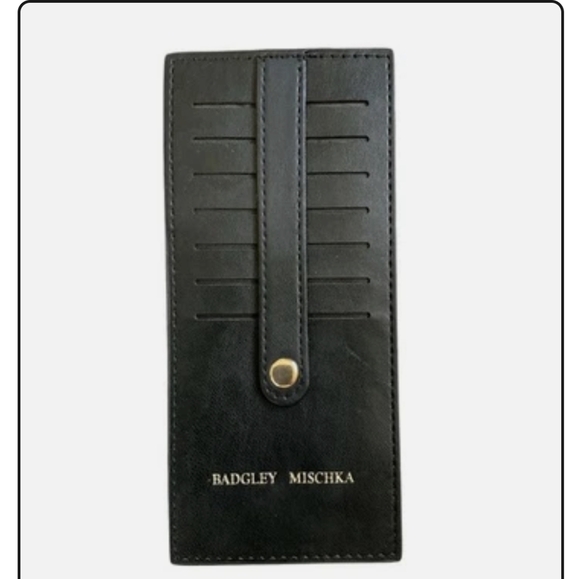 Badgley Mischka Other - Badgley Mischka Black Card Holder, NWT